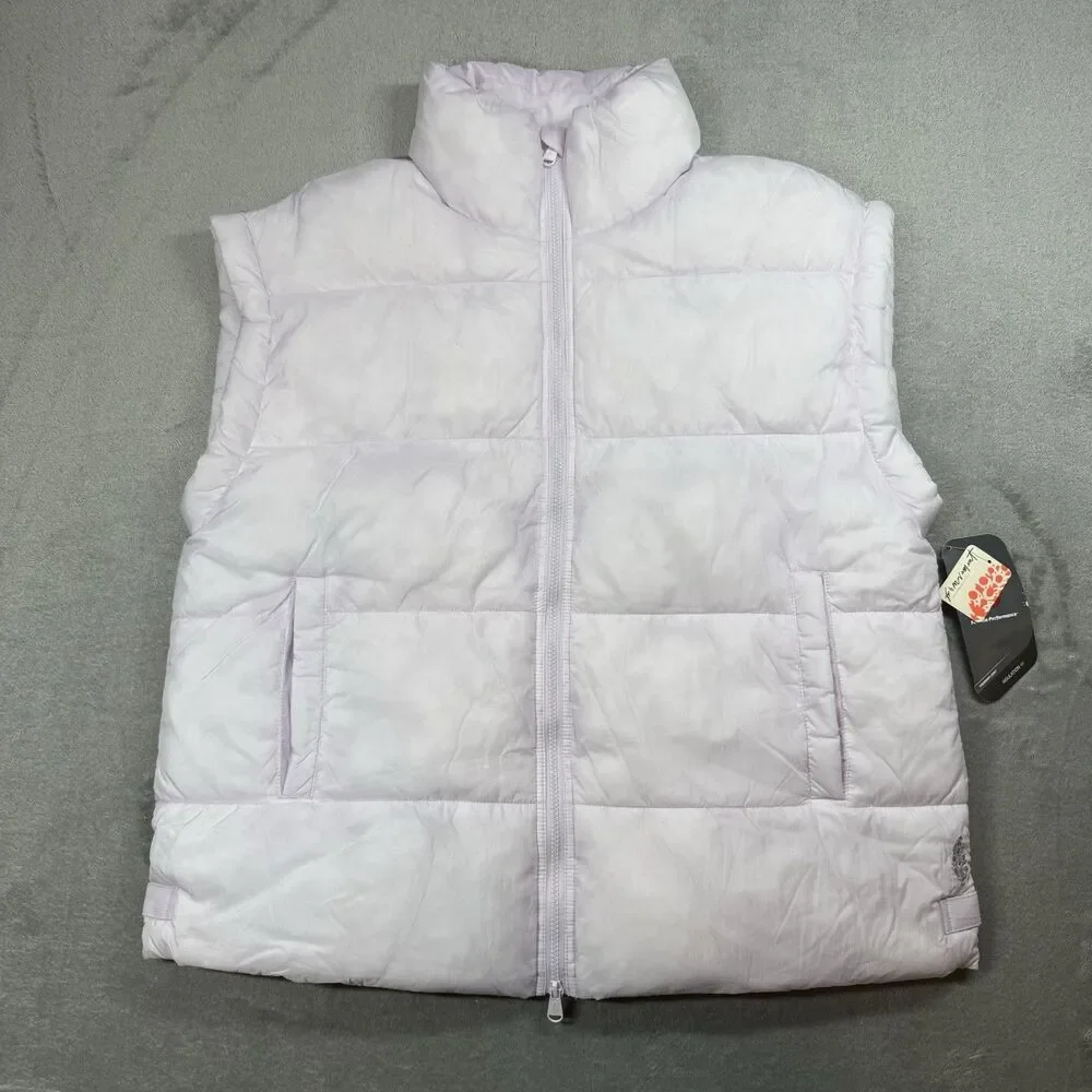 Free People FP Movement Oversized Vest In A Bubble Puffer Womens Medium Pink New - Picture 1 of 11